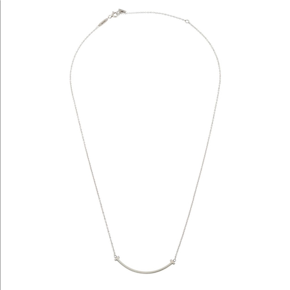 Tiffany T (smile) necklace